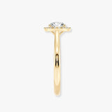 "Sandy" Halo 1.5 Carat Round Cut Diamond Engagement Ring