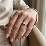 "Sara" 1.75 Carat Toi Et Moi Platinum Engagement Ring SS2S05