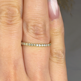"Savile" 0.1 Carat Natural Diamond Half Eternity Ring HR1927 HEERA DIAMONDS