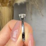 "Seranova" 0.51 Carat Round Cut Natural Diamond Solitaire Engagement Ring MDR3850