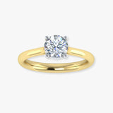 "Seravique" 0.42 Carat  Round Cut Natural Diamond Solitaire Engagement Ring MDR2960