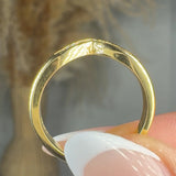 "Silvara" 0.23 Carat Round Cut Natural Diamond Half Eternity Ring MDR4253