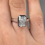 "Soho" 2.03 Carat Emerald Cut Solitaire Engagement Ring HLR550 HEERA DIAMONDS
