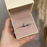 "Solace" 2.50 Carat Round Brilliant Cut Diamond Shoulders Platinum Engagement Ring - HEERA DIAMONDS