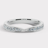 "Sole" 0.15ct Diamond Gradient Eternity Ring ET64