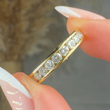"Solenne" 1.60 Carat Round Cut Natural Diamond Full Eternity Ring MDR4352
