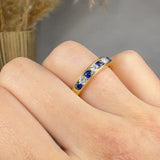 "Solevia" 0.54 Carat Round Cut Natural Diamond Half Eternity Ring MSR751