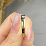 "Solevia" 0.54 Carat Round Cut Natural Diamond Half Eternity Ring MSR751