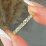 "Solviera" 0.93 Carat Round Cut Natural Diamond Full Eternity Ring MDR4546
