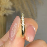 "Solvyn" 0.26 Carat Natural Diamond Half Eternity Ring HR1929 HEERA DIAMONDS