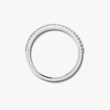 "Stella" V Shaped 0.25ct Micro Set Diamond Eternity Ring ET45