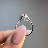 "Stellar" 1 Carat Pear Cut Diamond Shoulder Engagement Ring HM1499 HEERA DIAMONDS