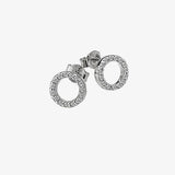 Striking Circle Earrings Hot Diamonds
