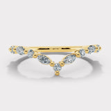 "Sydney" Dainty Shaped 0.35ct Diamonds Eternity Ring ET24