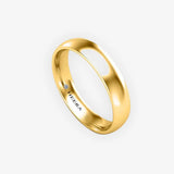 TRADITIONAL COURT POLISHED WEDDING RING IN 4MM WIDTH