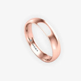 TRADITIONAL COURT POLISHED WEDDING RING IN 4MM WIDTH HEERA WEDDS
