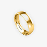 TRADITIONAL COURT POLISHED WEDDING RING IN 5MM WIDTH