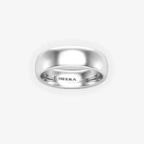 TRADITIONAL COURT POLISHED WEDDING RING IN 6MM WIDTH HEERA WEDDS