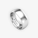 TRADITIONAL COURT POLISHED WEDDING RING IN 7MM WIDTH