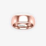 TRADITIONAL COURT POLISHED WEDDING RING IN 7MM WIDTH HEERA WEDDS