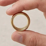 TRADITIONAL COURT POLISHED WEDDING RING IN 7MM WIDTH