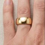 TRADITIONAL COURT POLISHED WEDDING RING IN 7MM WIDTH