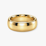 TRADITIONAL COURT POLISHED WEDDING RING IN 7MM WIDTH