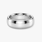 TRADITIONAL COURT POLISHED WEDDING RING IN 7MM WIDTH