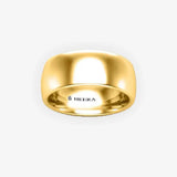 TRADITIONAL COURT POLISHED WEDDING RING IN 8MM WIDTH HEERA WEDDS