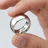 TRADITIONAL COURT POLISHED WEDDING RING IN 8MM WIDTH