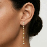 "Teya" 0.60 CT Drop Diamond Earrings
