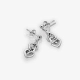 Trio Triple Heart Earrings Hot Diamonds