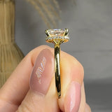 "Vail" 2 Carat Radiant Cut Solitaire Lab Grown Diamond Engagement Ring HLR561