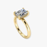 "Vail" 2 Carat Radiant Cut Solitaire Lab Grown Diamond Engagement Ring HLR561