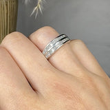 "Valeon" 1 Carat Round Cut Natural Diamond Half Eternity Ring MDR3756