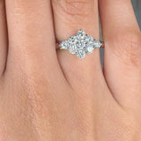 "Valoren" 0.68 Carat Round Cut Natural Diamond Engagement Ring MDR4559