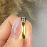 "Valtique" 0.50 Carat Round Cut Natural Diamond Trilogy Engagement Ring MDR4104