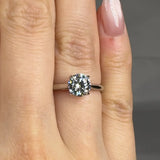 "Varen" 1.01 Carat Round Cut Lab Grown Solitaire Diamond Engagement Ring HLR391