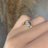 "Varessa" 0.33 Carat Round Cut Natural Diamond Trilogy Engagement Ring MDR4273