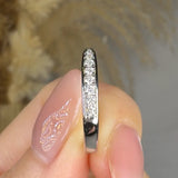 "Vel" 0.1 Carat Lab Grown Natural Diamond Half Eternity Ring HR1918 HEERA DIAMONDS