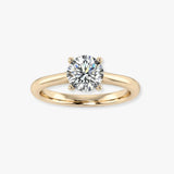 "Venice" 1.33 Carat Round Cut Solitaire Lab Grown Diamond Engagement Ring HLR638