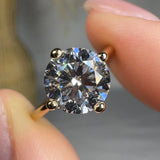 "Venoya" 2 Carat Round Cut Solitaire Lab Grown Diamond Engagement Ring HLR494 HEERA DIAMONDS