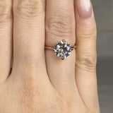"Venoya" 2 Carat Round Cut Solitaire Lab Grown Diamond Engagement Ring HLR494 HEERA DIAMONDS
