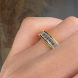 "Verisse" 2.64 Carat Baguette Cut Natural Diamond Full Eternity Ring MDR2570