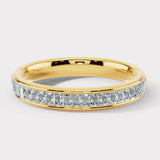 Vertical Baguette Diamond Channel Set Eternity Band Wedding Ring CVBG