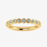 "Veya" 0.32 Carat Diamond Half Eternity Ring ET103
