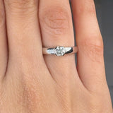 "Veyra" 0.27 Carat Round Cut Natural Diamond Solitaire Engagement Ring MDR4149