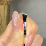 "Vionara" 0.56 Carat Princess Cut Natural Diamond Half Eternity Ring MDR4193
