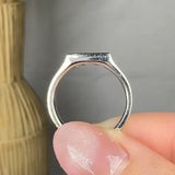 "Vionara" 0.56 Carat Princess Cut Natural Diamond Half Eternity Ring MDR4193