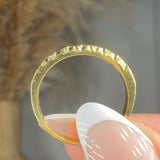 "Vionara" 1.50 Carat Round Cut Natural Diamond Half Eternity Ring MDR476